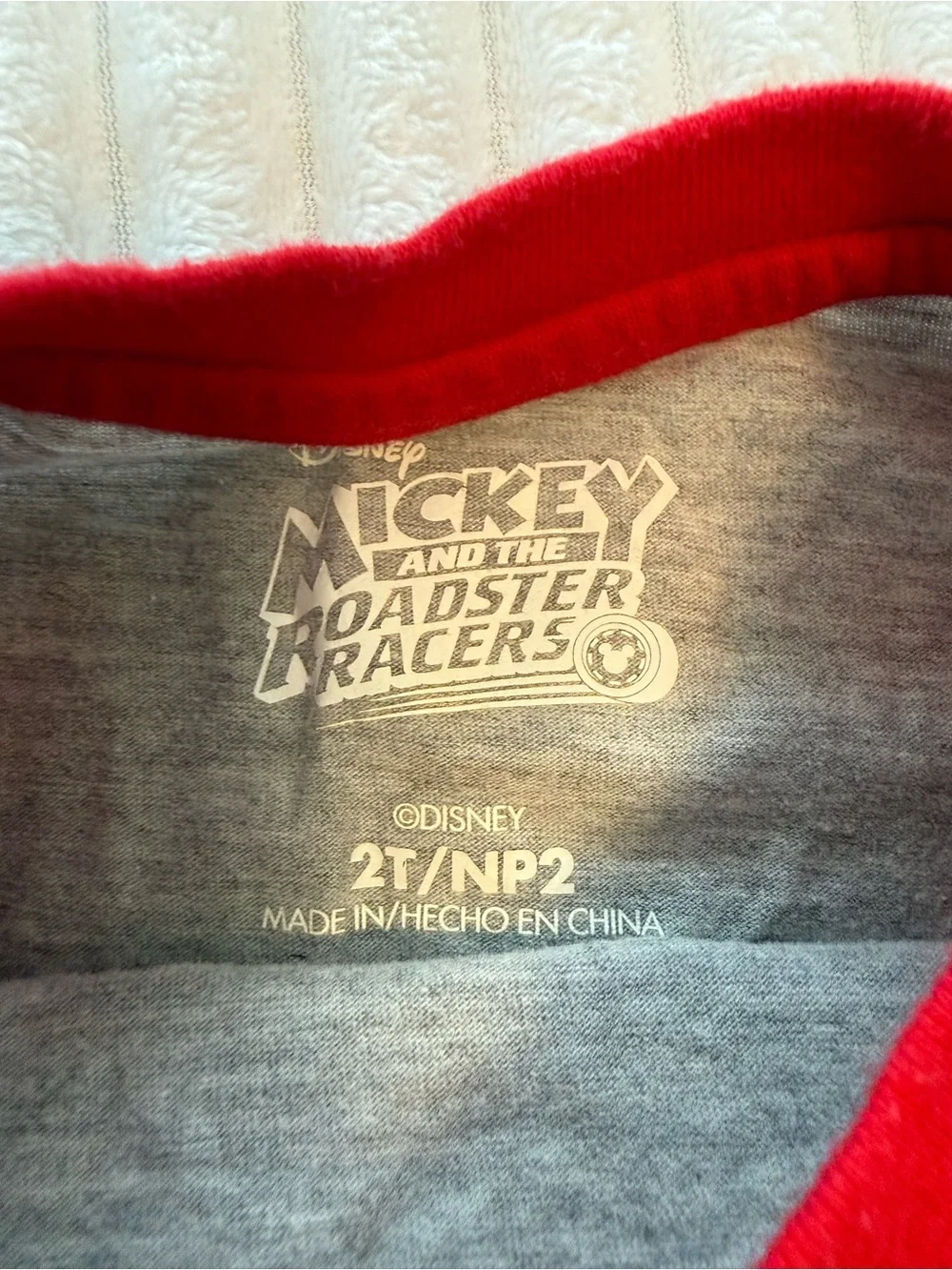 KidsMickey Mouse Bundle - Long & Short Sleeve Tops - Red, Gray, Black